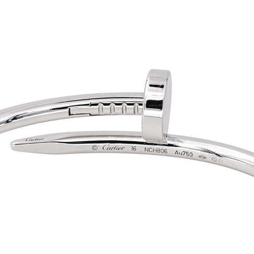 Bracelet Cartier  Bracelet  Juste un clou Or blanc 58 Facettes 4519030RV