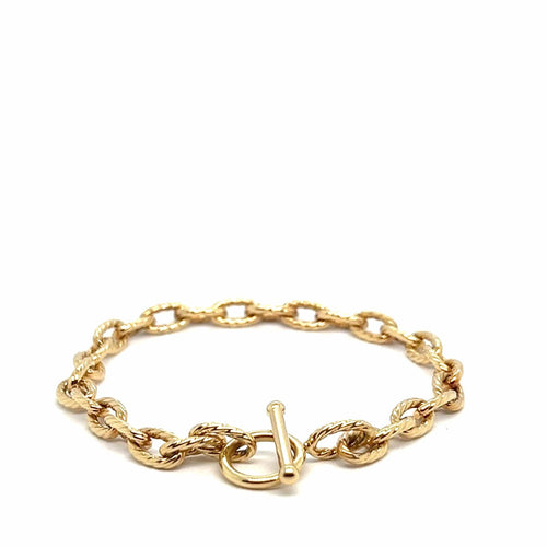 Bracelet Bracelet chaîne en or jaune 58 Facettes