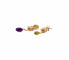 Boucles d'oreilles BULGARI - Boucles d’oreilles B.zero1 or jaune, améthyste, péridot 58 Facettes