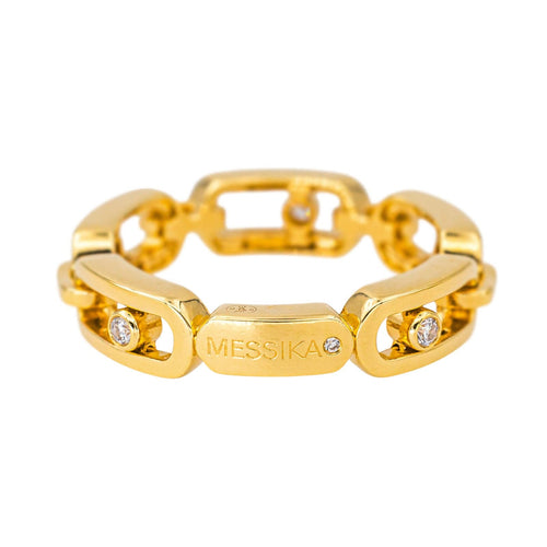 Bague 51 Messika Bague Move Link Multi Or jaune Diamant 58 Facettes 4166989RV