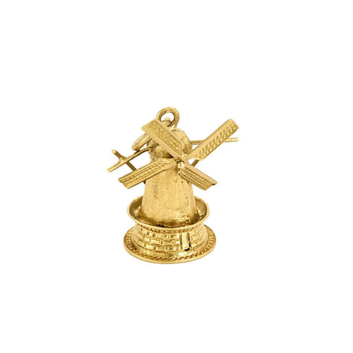 Pendentif Pendentif "Charm's" en forme de moulin à vent en or jaune 58 Facettes MAR07423