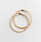 Bague 55.5 RARE Alliance jumelées victorienne or jaune 18k (circa 1872) antique 58 Facettes A06007