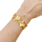 Bracelet Bracelet vintage maillons style pépite, or jaune. 58 Facettes 34801