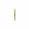 Bague 55 Demi alliance en diamants or jaune 58 Facettes