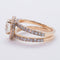Bague Bague solitaire or jaune diamants 58 Facettes 4337