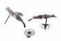 Boucles d'oreilles Boucles d'oreilles vintage Birds of Paradise, vers 1950 – Élégance joyeuse en diamants et platine 58 Facettes 25181-0294