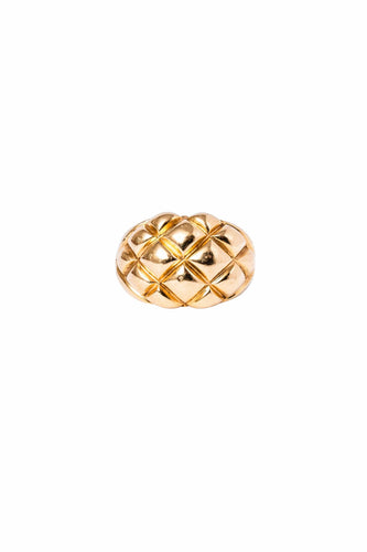 Bague 55 Bague Dôme en or jaune 58 Facettes