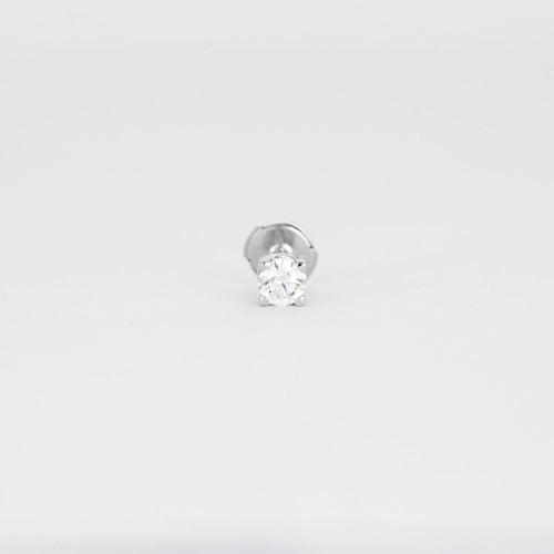 Boucles d'oreilles Boucles d'oreilles or blanc diamants 58 Facettes 3601363