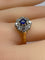Bague Bague marguerite en or blanc en saphir et diamants 58 Facettes AB476