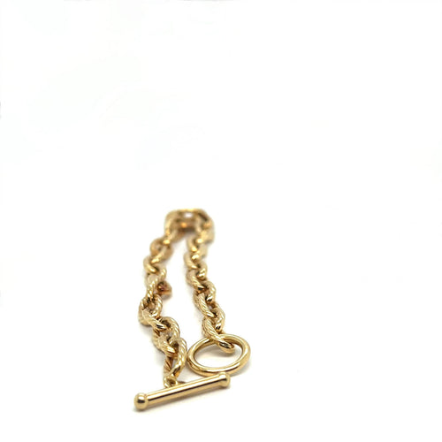 Bracelet Bracelet chaîne en or jaune 58 Facettes