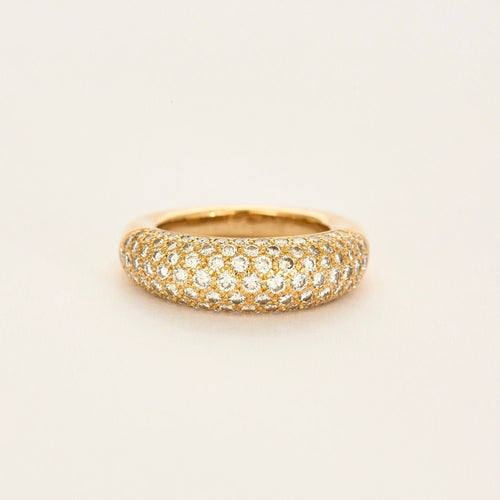 Bague 52 CHAUMET - Bague Anneau or jaune diamants 58 Facettes 81