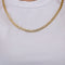 Collier Collier or jaune texturé et diamants 58 Facettes GULK222
