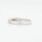 Bague 54 DEMI ALLIANCE EN OR BLANC 18 CARATS 58 Facettes REF 9045