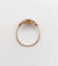 Bague 52 Bague antique diamants taille roses en or 18k monture fleurie 58 Facettes A06398