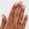Bague 54 BAGUE OR JAUNE SAPHIRS ET DIAMANTS 58 Facettes REF 3063/18
