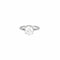 Bague 53 Bague solitaire Art Déco platine diamant 2ct 58 Facettes M8957