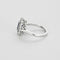 Bague 53 Bague or gris, saphir et diamants 58 Facettes EB1