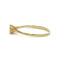 Bague 65 Solitaire or jaune diamant 58 Facettes 220104R