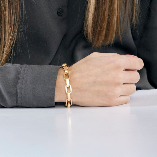 Bracelet Bracelet ou rose 58 Facettes GULK175