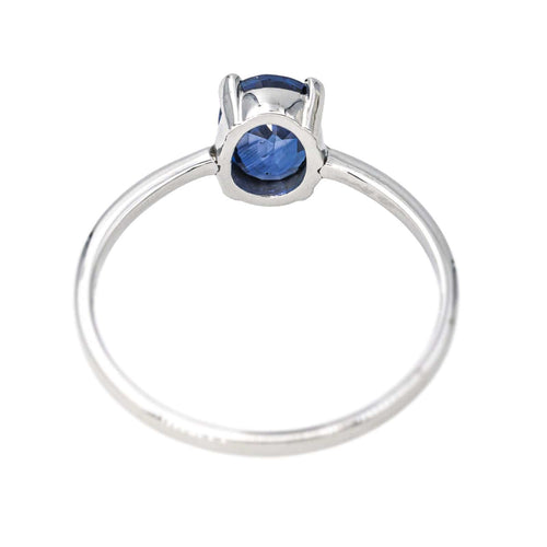 Bague 54 Bague  Or blanc Saphir 58 Facettes 4387211CN