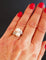 Bague 53 Bague Perles Et Diamants, Or 58 Facettes