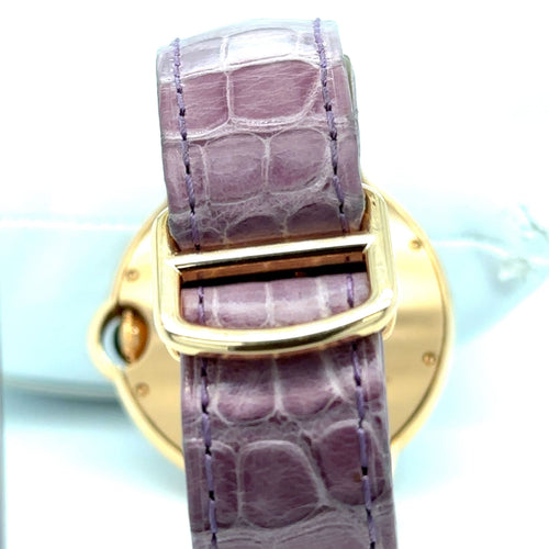 Montre CARTIER - MONTRE BALLON BLEU OR ROSE DIAMANTS 58 Facettes Cart montre