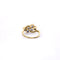 Bague 55 Bague double trèfles or jaune saphirs diamants 58 Facettes 104