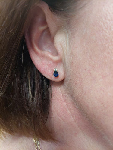 Boucles d'oreilles BOUCLES D'OREILLES SAPHIRS ET DIAMANTS 58 Facettes 083811
