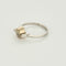 Bague 65 Bague en or jaune, or blanc, Tanzanite et diamants 58 Facettes RAM3128