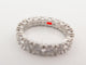 Bague 52 bague CARTIER alliance destinee crn4127552 t52 platine & diamants 58 Facettes 256924