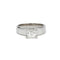 Bague 52 Solitaire or blanc 1,05 ct H VS1 58 Facettes 240017R