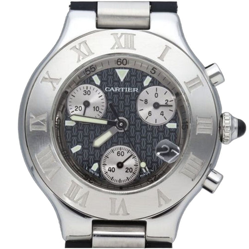Montre Cartier Montre Must 21 Chronoscaph 58 Facettes MT40343