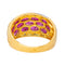 Bague 56 Bague Or jaune, Or blanc Rubis, Diamant 58 Facettes 3996041CN
