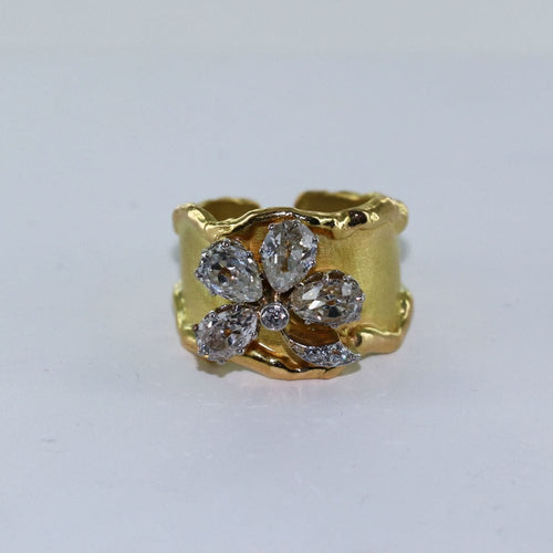 Bague 60 Bague trèfle en diamant 58 Facettes