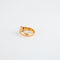 Bague Bague Aigue-Marine ovale sertie clos sur or jaune 58 Facettes
