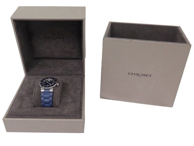 Montre montre CHAUMET class one 33 mm 622c acier diamants quartz boite lady 58 Facettes 268246