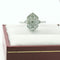 Bague 52 Bague en or blanc et diamants tendance art déco 58 Facettes