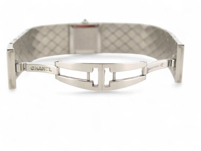 Montre vintage montre CHANEL matelasse h0009 19mm en acier quartz lady 58 Facettes 271264