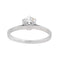 Bague 54 Bague  Solitaire Or blanc Diamant 58 Facettes 4045632CN