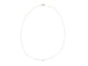 Bague collier la brune et la blonde 360 diamant solitaire 0.1ct or 18k 39cm 58 Facettes 266201
