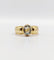 Bague 49 Bague jonc vintage or jaune 18k aigue marine de 0,70 carats 58 Facettes A06182
