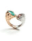 Bague 51 Bague cocktail 3 ors et tourmalines 58 Facettes