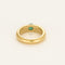 Bague 56 Bague jonc en or jaune et émeraude 58 Facettes GU284