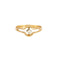 Bague 53 Bague or jaune centrée d'un diamant 58 Facettes GAW7