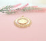 Pendentif Pendentif pièce or de 20 Frs Napoléon III tête nue 1858 58 Facettes AA 1641
