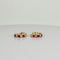 Boucles d'oreilles Boucles d’oreilles créoles avec rubis et diamants en or jaune 14k 58 Facettes 2512013