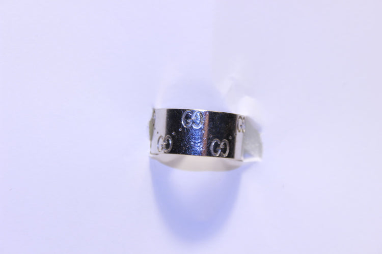 Bague 51 Bague GUCCI Or blanc 58 Facettes