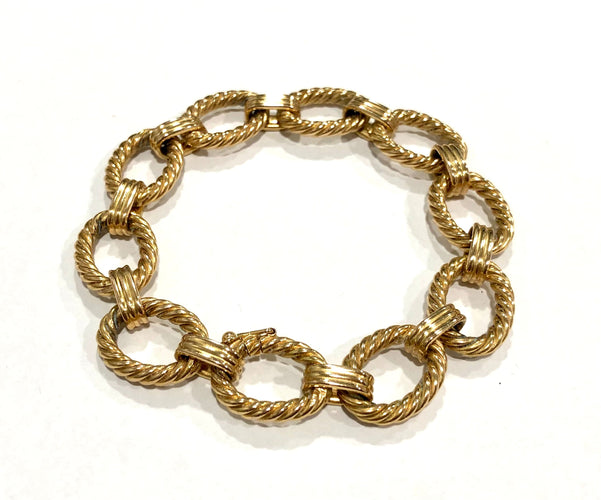 Bracelet BRACELET VINTAGE OR JAUNE 58 Facettes
