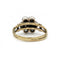 Bague 53 Bague 19eme or jaune 750 et 7 diamants tailles anciennes 0.50 carats total 58 Facettes 1239
