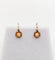 Boucles d'oreilles Petites Dormeuses or rose, perle (circa 1900) 58 Facettes A06037